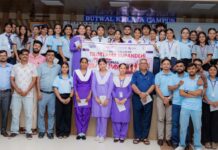 विद्यार्थीमा सकारात्मक सोच र मानसिक सचेतना बढाउन रोटर्याक्ट क्लब अफ तिलोत्तमा रुपन्देहीको ‘सचेत युवा, अर्थपूर्ण जीवन’ कार्यक्रम ।